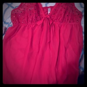 Cacique women's 18/20 red nightie lingerie